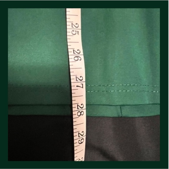 Green size Medium spaghetti strap midi dress, front slit. EXCELLENT CONDITION! - Picture 6 of 7